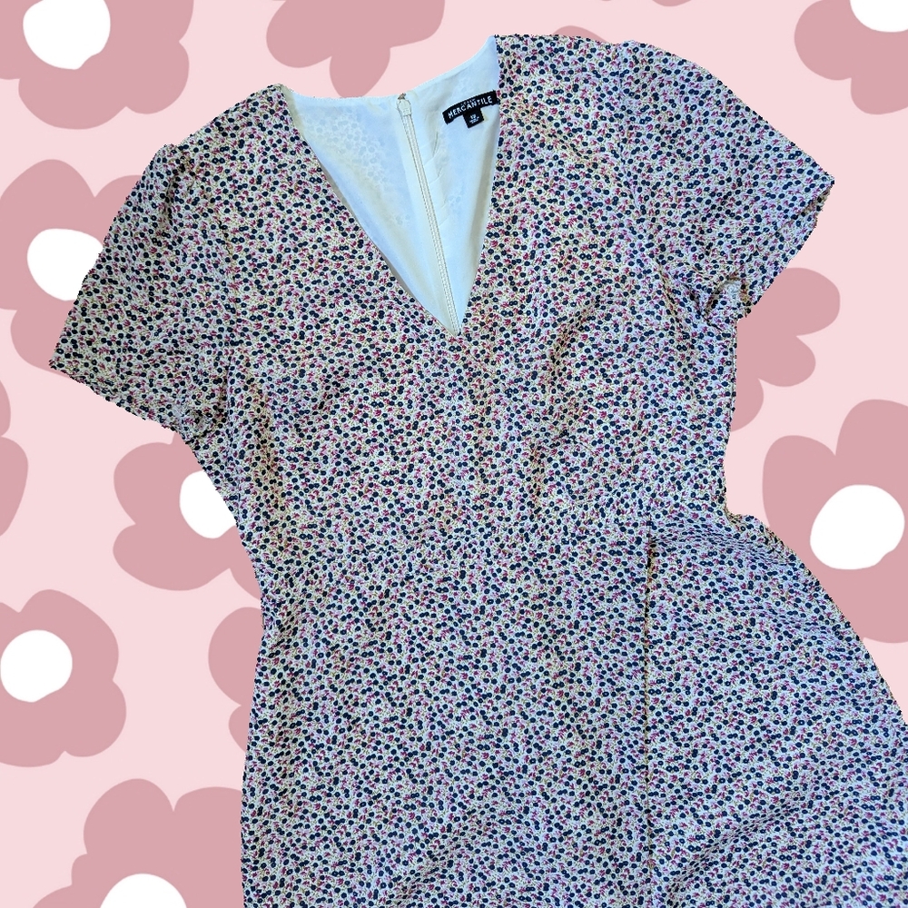 J.Crew Floral Faux Wrap Dress